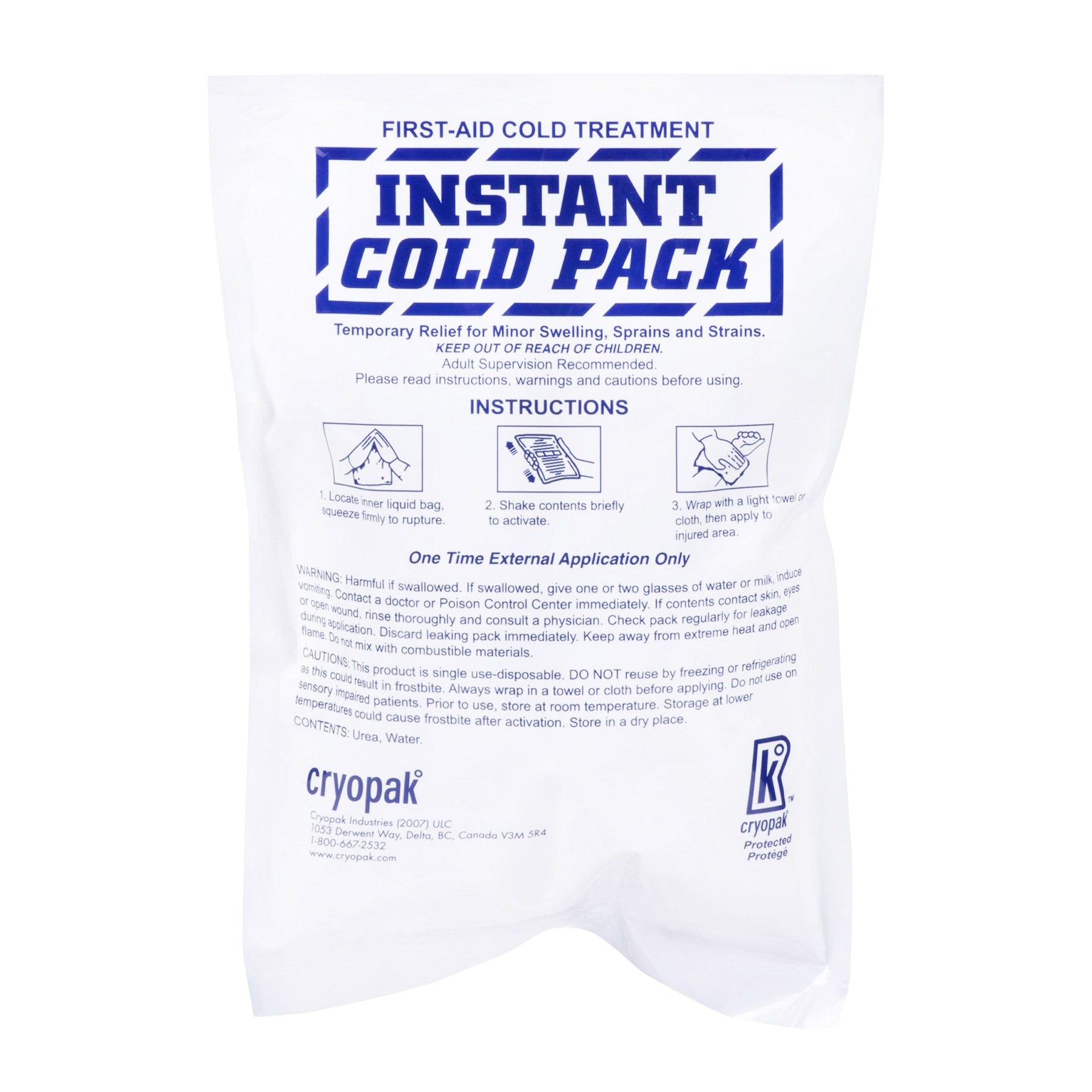 Cryopak Instant Cold Pack