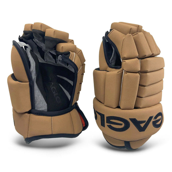 New Eagle Tan 14 hockey gloves