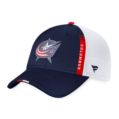 Columbus Blue Jackets Fanatics Authentic Pro Draft Structured Trucker Hat - The Hockey Shop Source For Sports