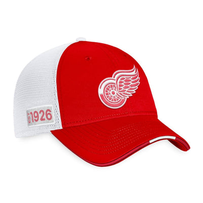 Detroit Red Wings Fanatics Authentic Pro Draft Structured Trucker Hat - The Hockey Shop Source For Sports