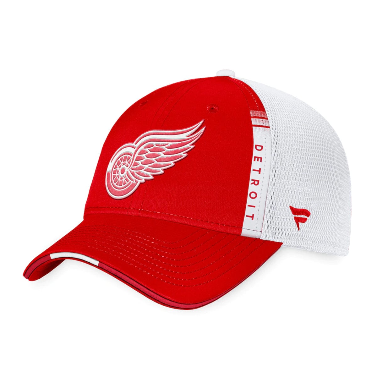 Detroit Red Wings Fanatics Authentic Pro Draft Structured Trucker Hat - The Hockey Shop Source For Sports