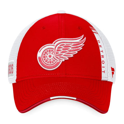 Detroit Red Wings Fanatics Authentic Pro Draft Structured Trucker Hat - The Hockey Shop Source For Sports