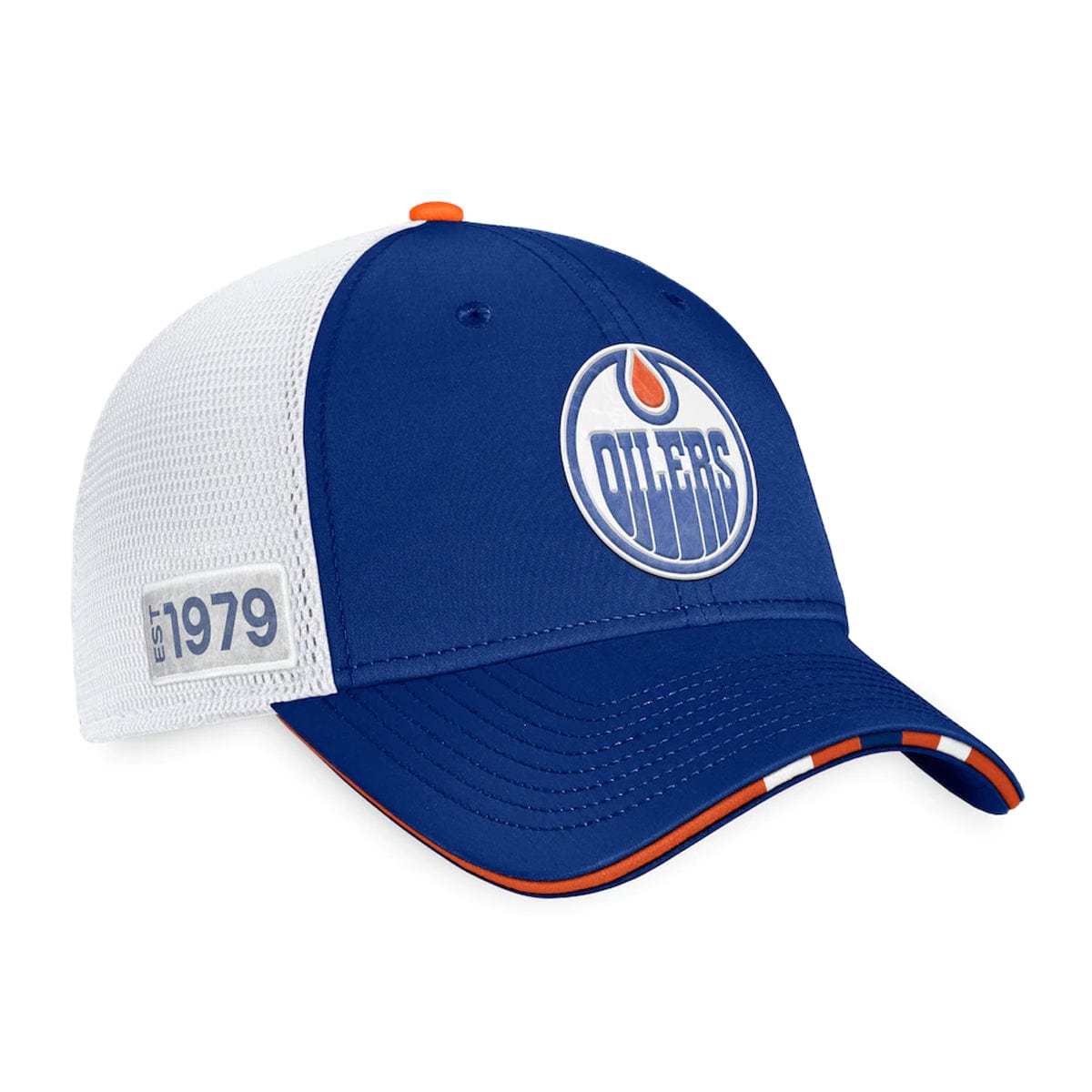 Edmonton Oilers Fanatics Authentic Pro Draft Structured Trucker Hat - The Hockey Shop Source For Sports