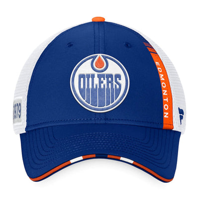 Edmonton Oilers Fanatics Authentic Pro Draft Structured Trucker Hat - The Hockey Shop Source For Sports