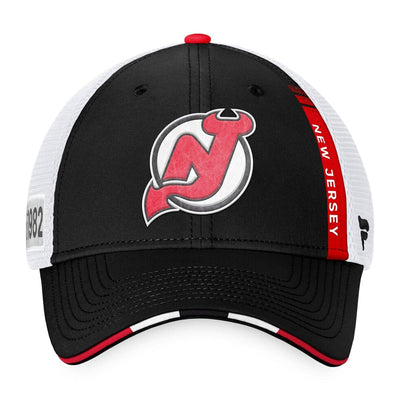 New Jersey Devils Fanatics Authentic Pro Draft Structured Trucker Hat - The Hockey Shop Source For Sports