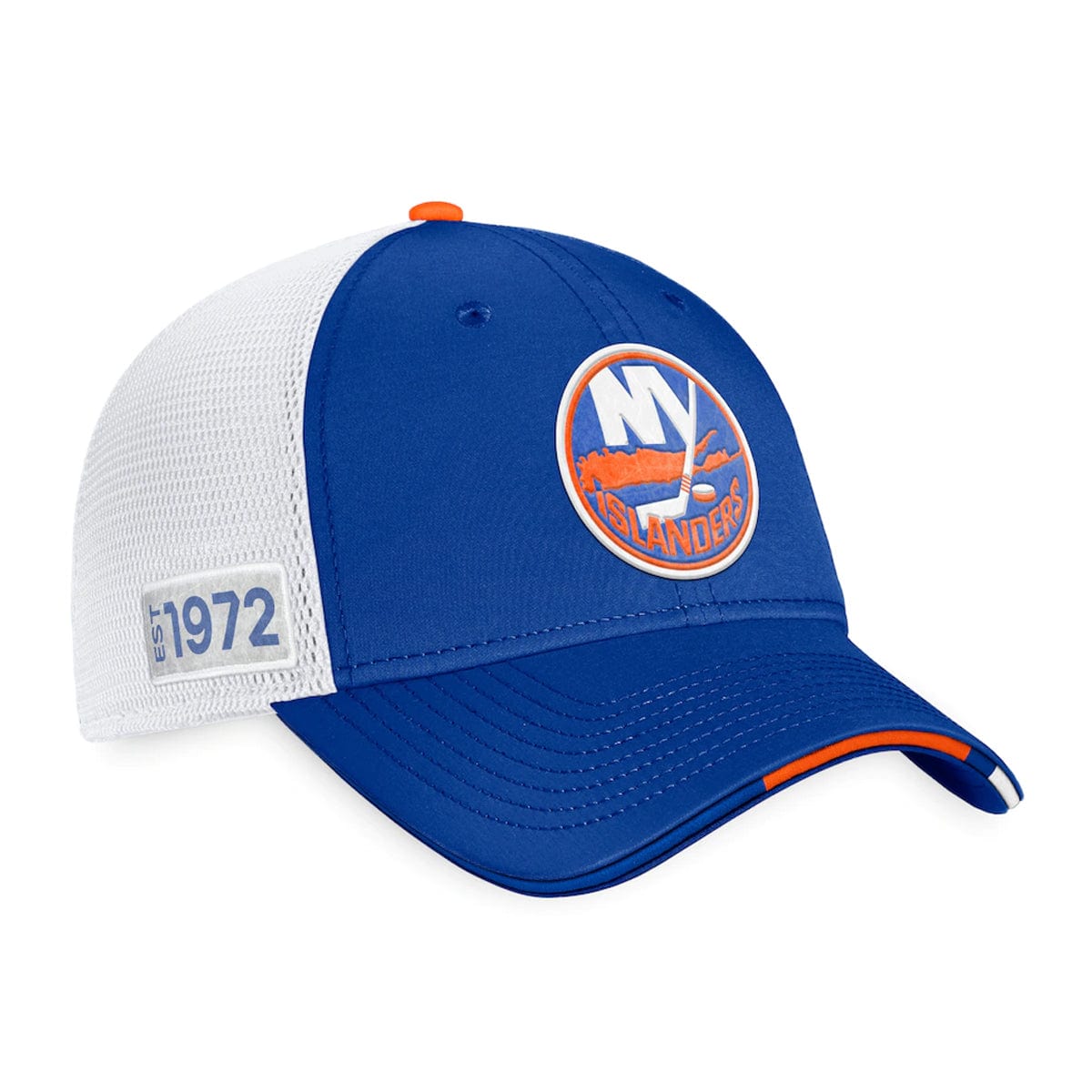 New York Islanders Fanatics Authentic Pro Draft Structured Trucker Hat - The Hockey Shop Source For Sports