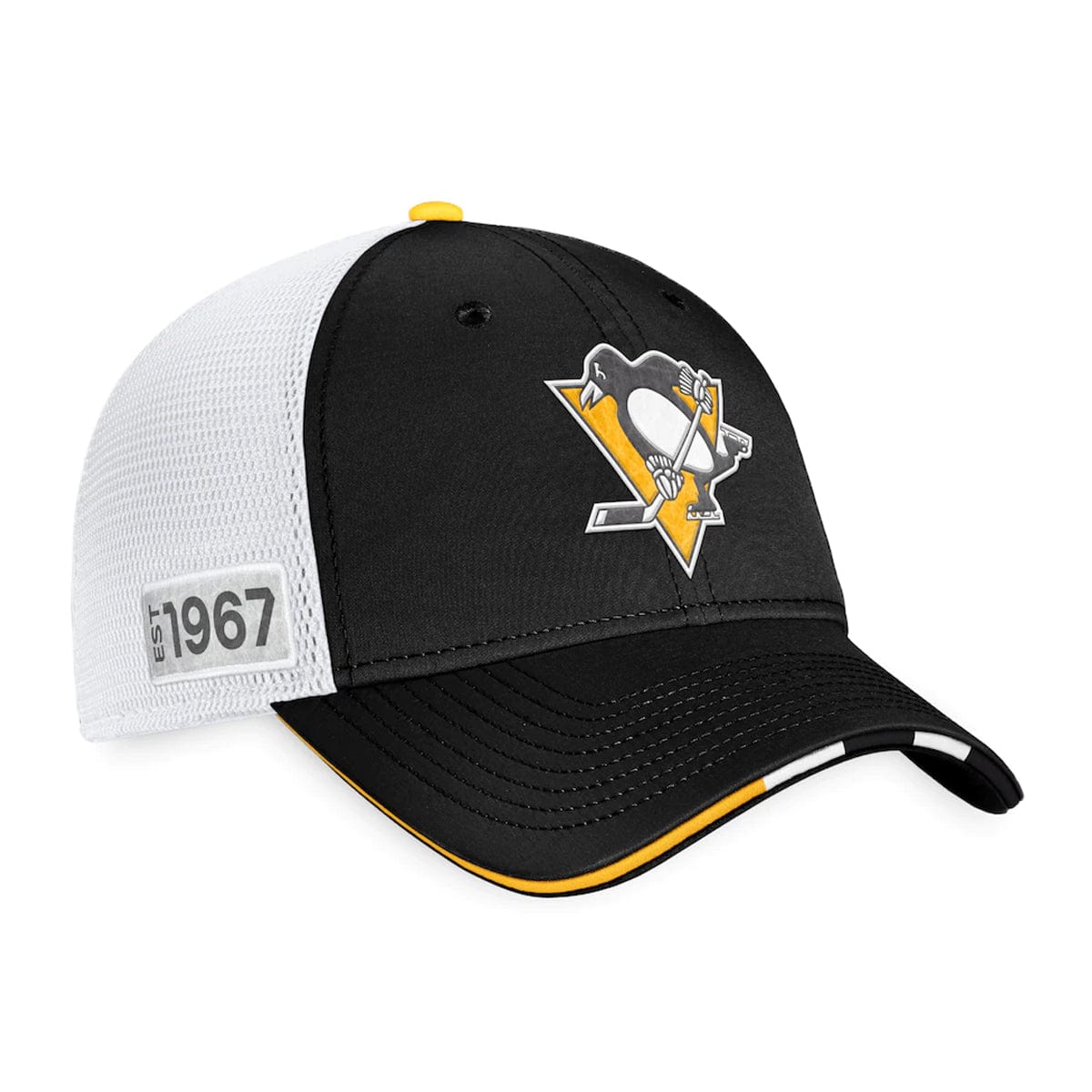 Pittsburgh Penguins Fanatics Authentic Pro Draft Structured Trucker Hat - The Hockey Shop Source For Sports