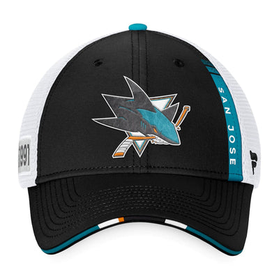 San Jose Sharks Fanatics Authentic Pro Draft Structured Trucker Hat - The Hockey Shop Source For Sports