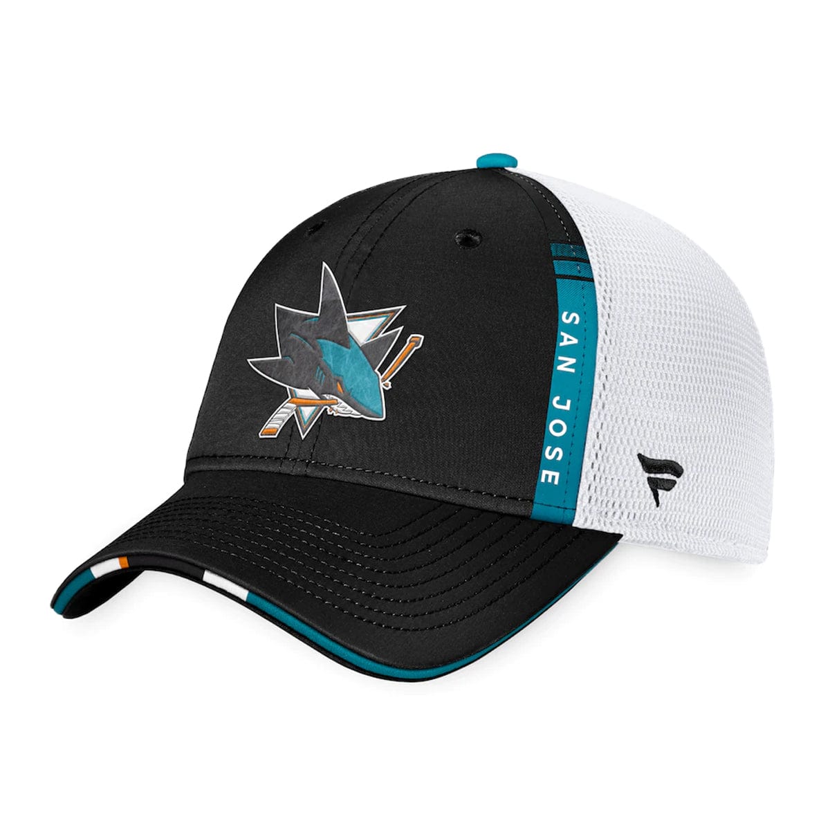 San Jose Sharks Fanatics Authentic Pro Draft Structured Trucker Hat - The Hockey Shop Source For Sports