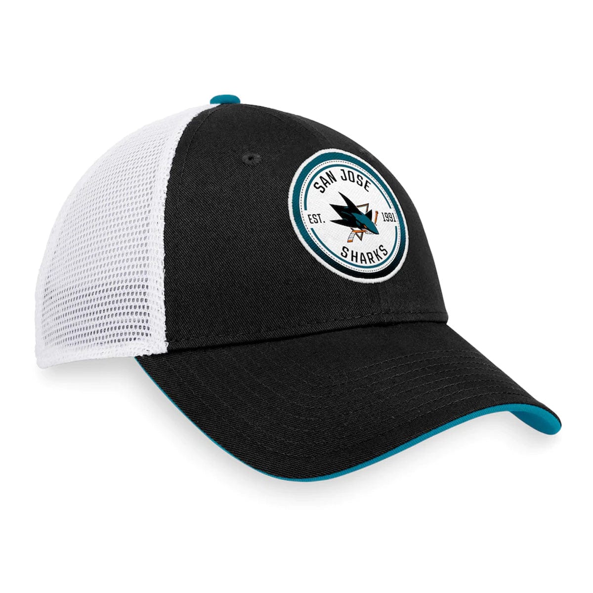 San Jose Sharks Fanatics Iconic Gradient Structured Trucker Hat - The Hockey Shop Source For Sports