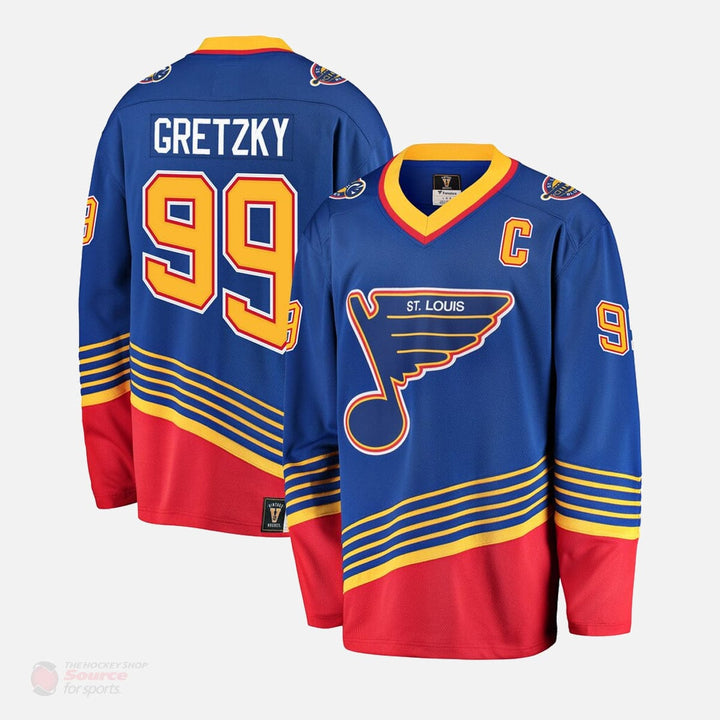 St. Louis Blues Fanatics Breakaway Retired Senior Jersey Wayne Gretz