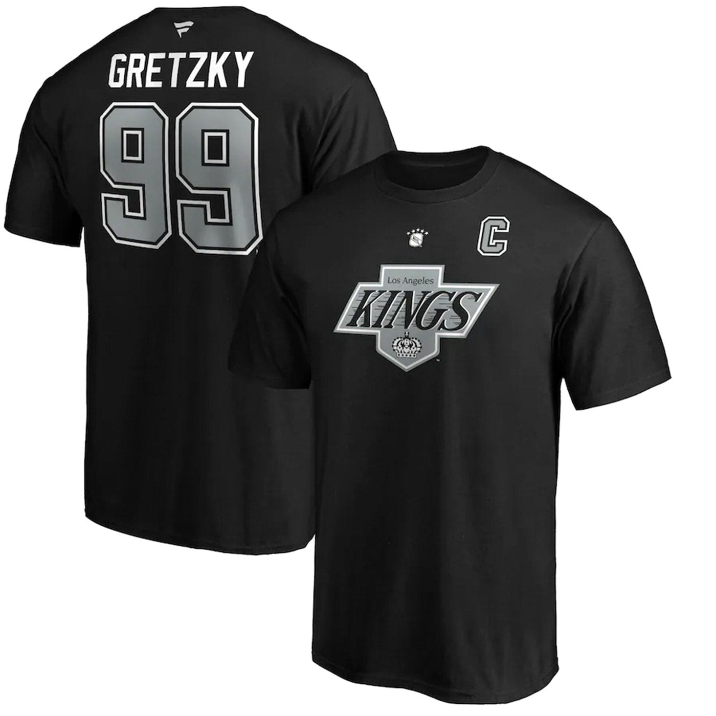 Los Angeles Kings Fanatics Retired N&N Mens Shirt - Wayne Gretzky