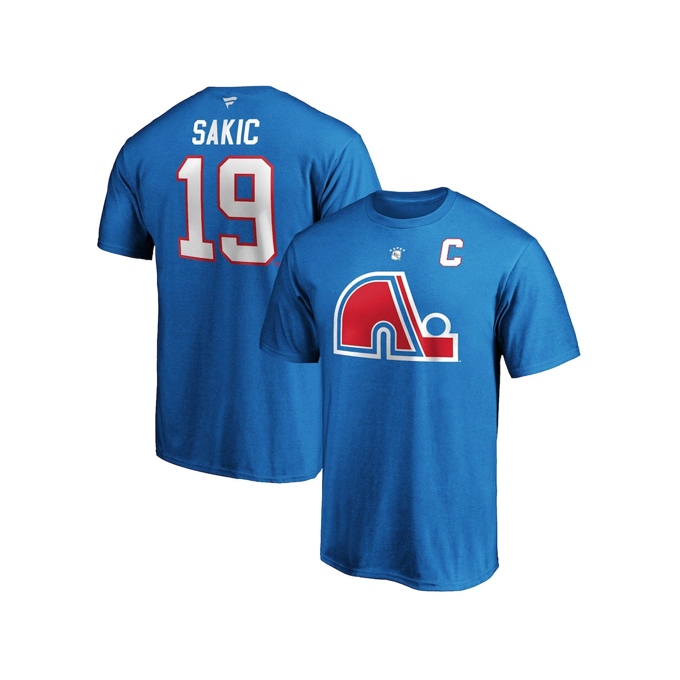 Quebec Nordiques Fanatics Retired N&N Mens Shirt - Joe Sakic