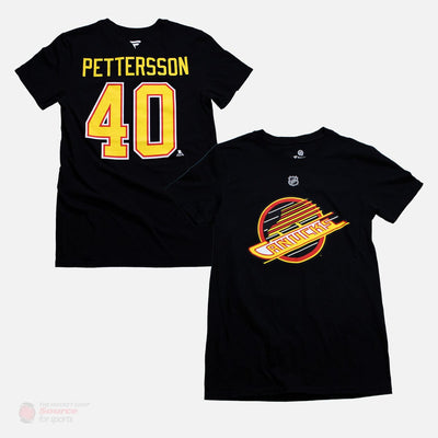 Vancouver Canucks Skate Fanatics Authentic Name & Number Mens Shirt - Elias Pettersson