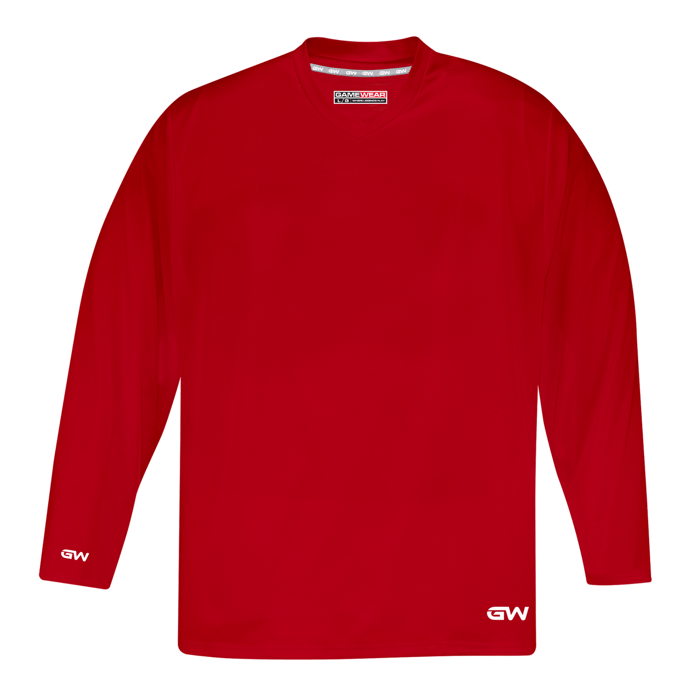 GameWear GW5500 ProLite Series Junior Hockey Practice Jersey - Red - The Hockey Shop Source For Sports