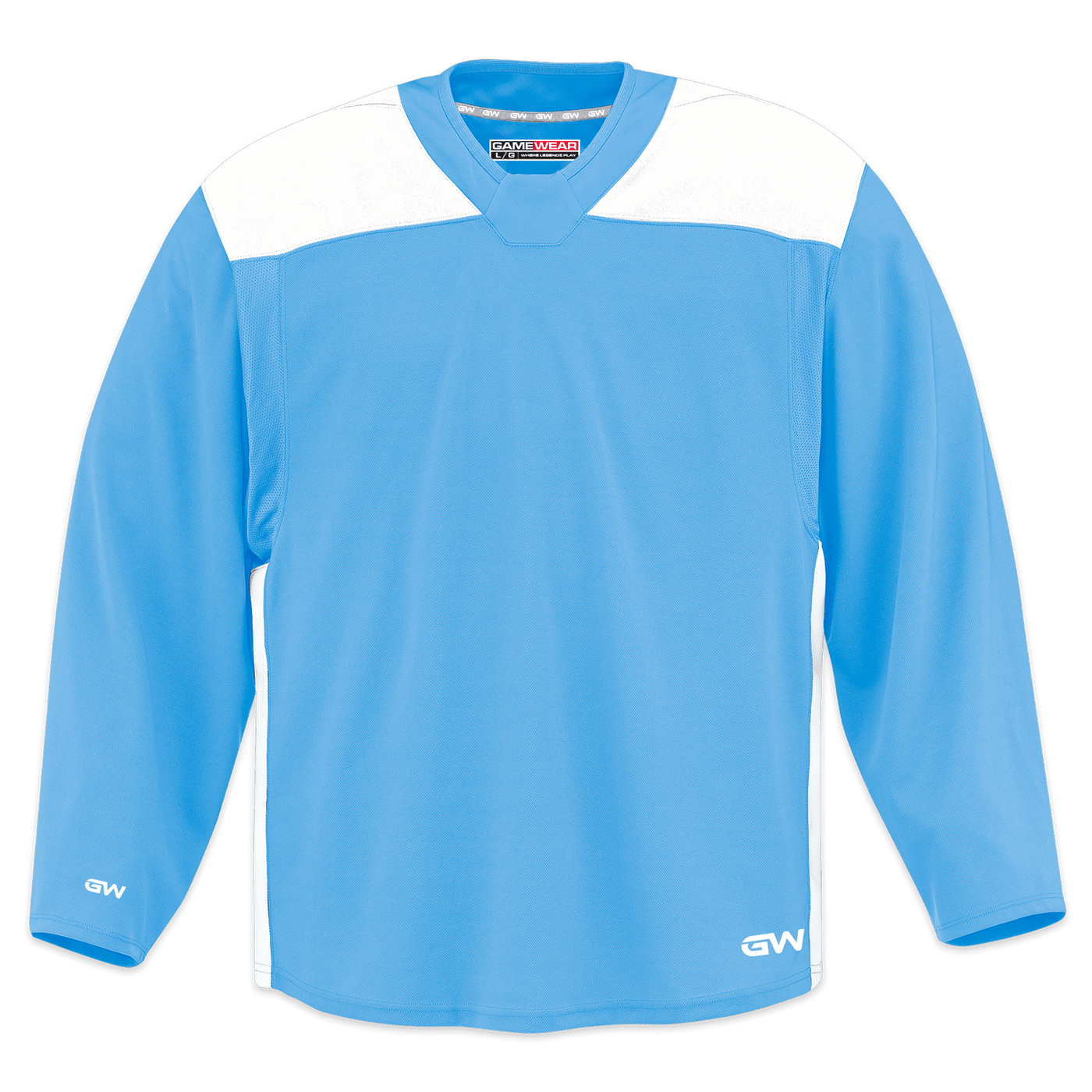 GameWear GW6500 ProLite Series Senior Hockey Practice Jersey - Turquoise / White - The Hockey Shop Source For Sports