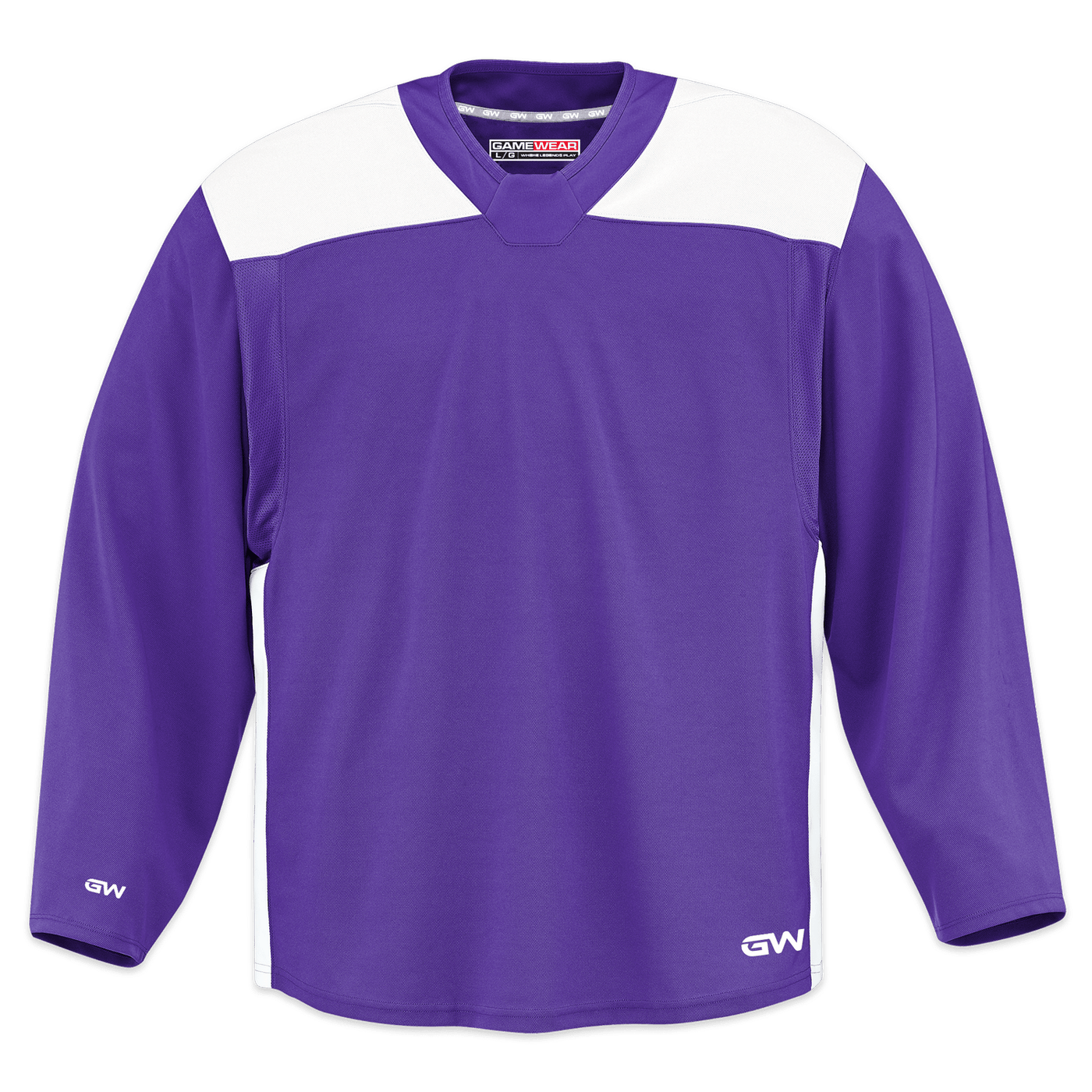 GameWear GW6500 ProLite Series Senior Hockey Practice Jersey - Violet / White - The Hockey Shop Source For Sports