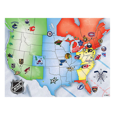 NHL Map Puzzle - The Hockey Shop Source For Sports