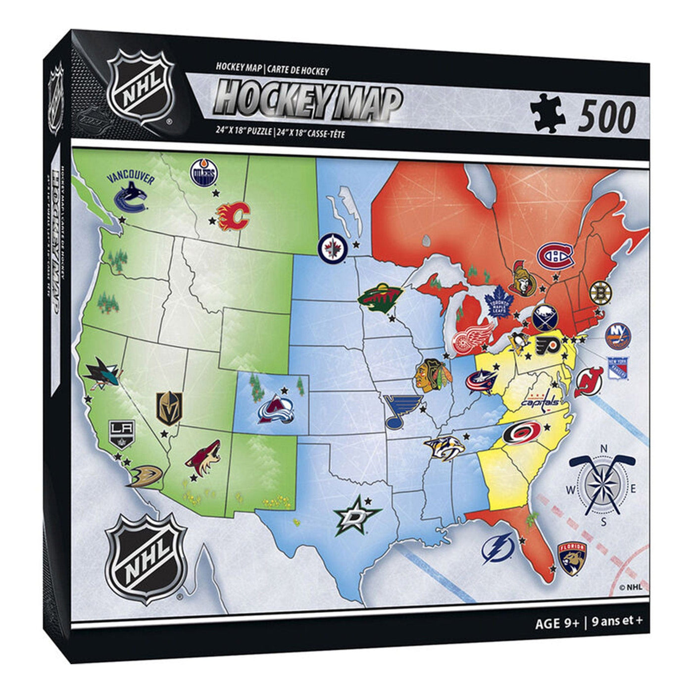 NHL Map Puzzle - The Hockey Shop Source For Sports