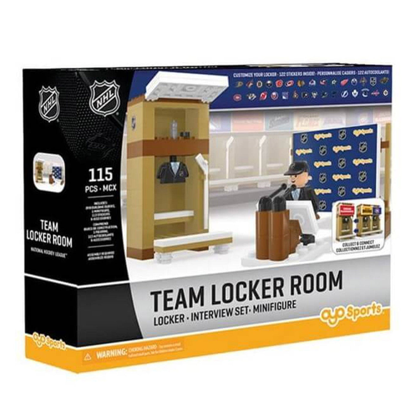 OYO NHL Team Locker Room