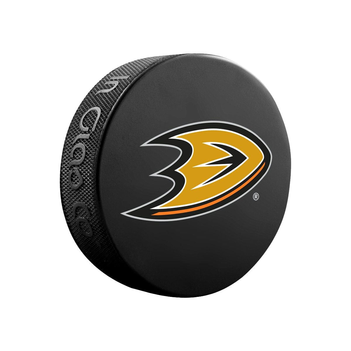 Anaheim Ducks Inglasco NHL Basic Logo Hockey Puck - The Hockey Shop Source For Sports