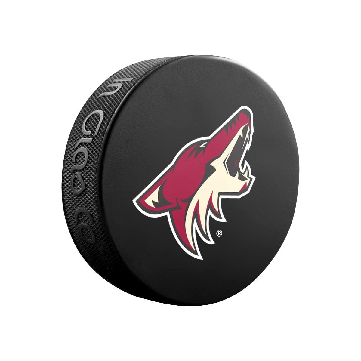 Arizona Coyotes Inglasco NHL Basic Logo Hockey Puck - The Hockey Shop Source For Sports