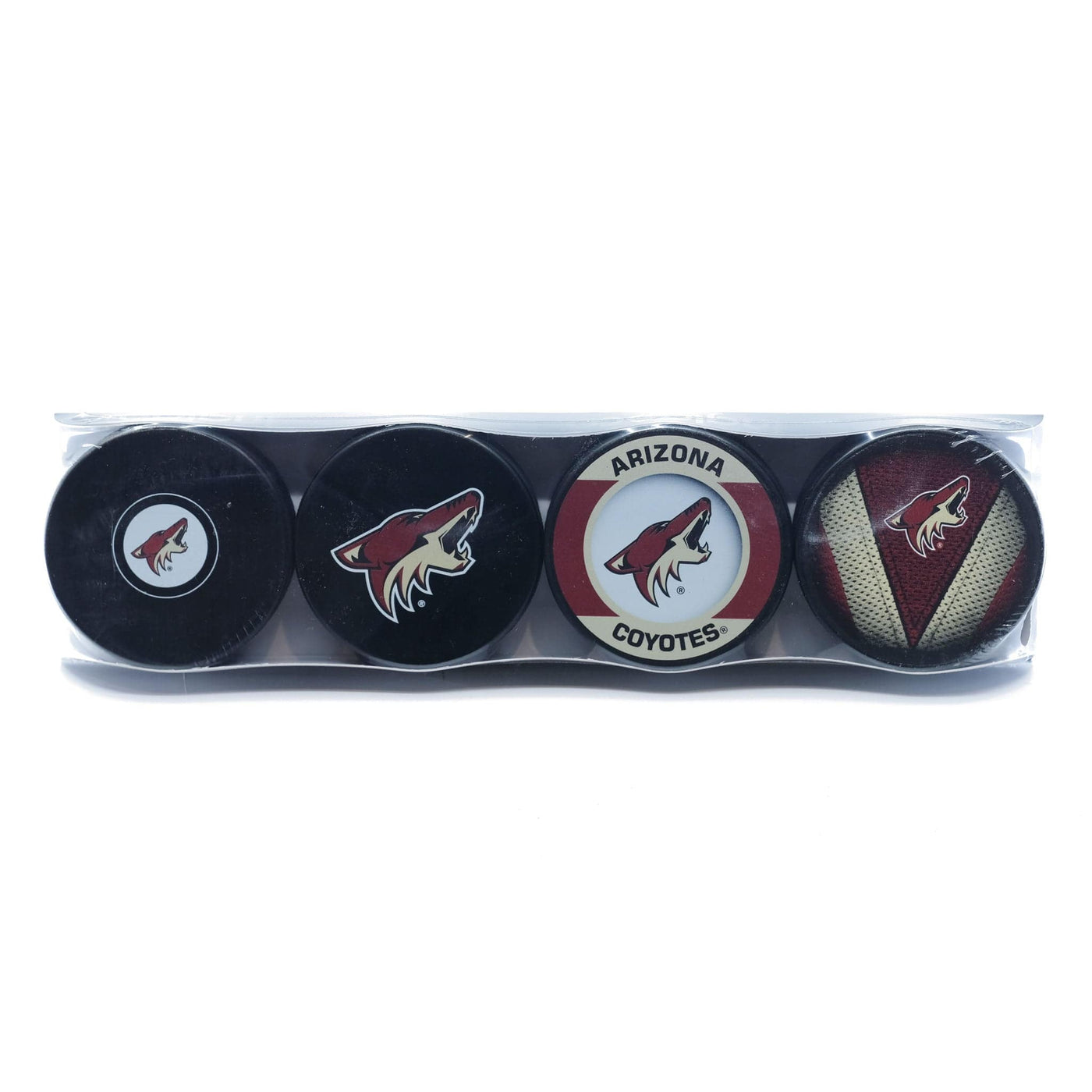 Arizona Coyotes Inglasco NHL Logo Hockey Puck (4 Pack) - The Hockey Shop Source For Sports