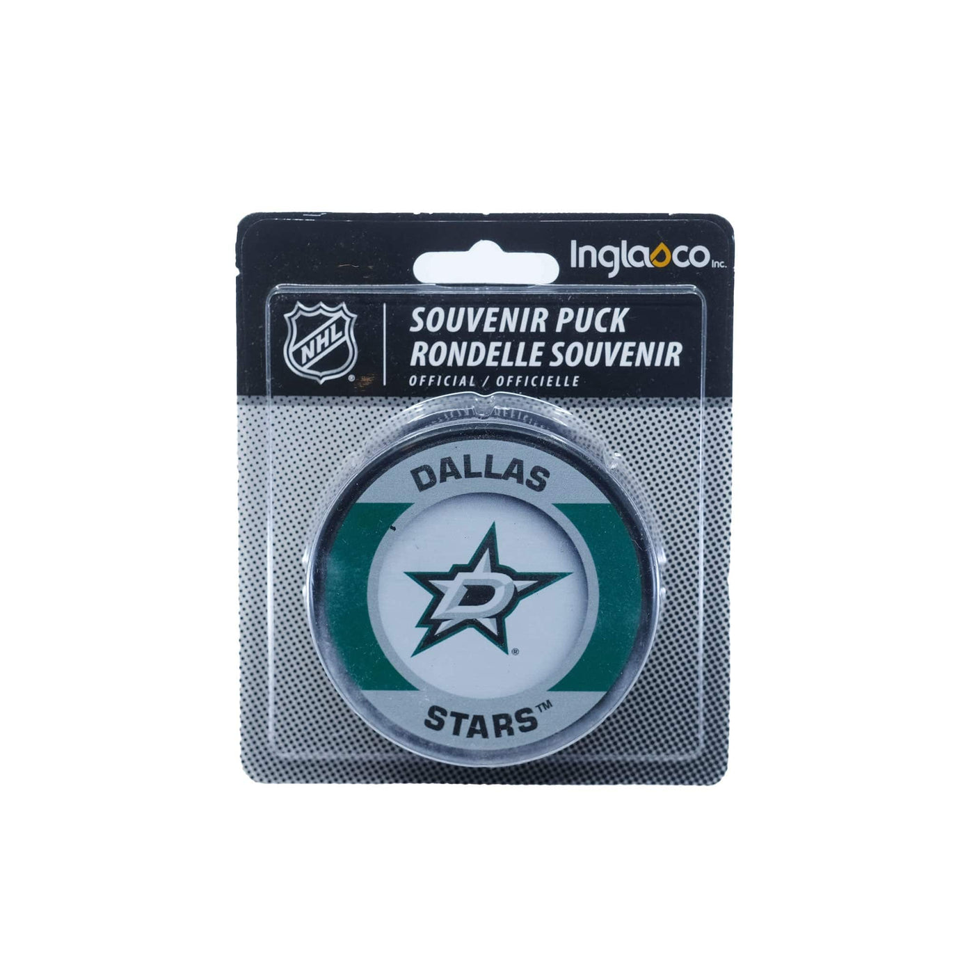 Dallas Stars Inglasco NHL Retro Logo Hockey Puck - The Hockey Shop Source For Sports