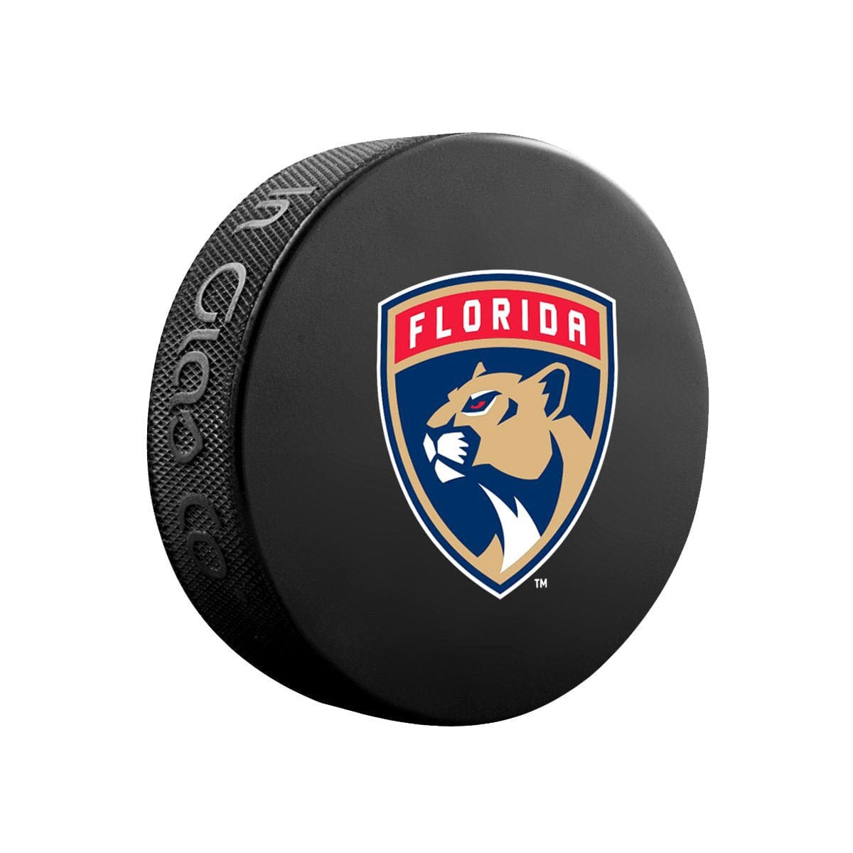 Florida Panthers Inglasco NHL Basic Logo Hockey Puck - The Hockey Shop Source For Sports