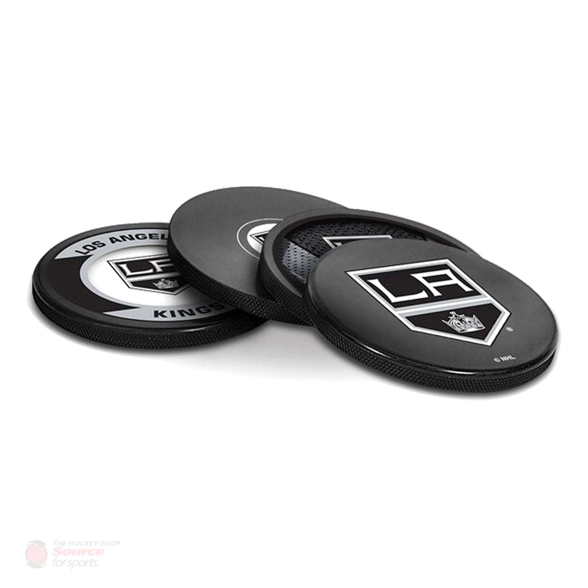 Los Angeles Kings Inglasco NHL Coaster Puck (4 Pack) - The Hockey Shop Source For Sports