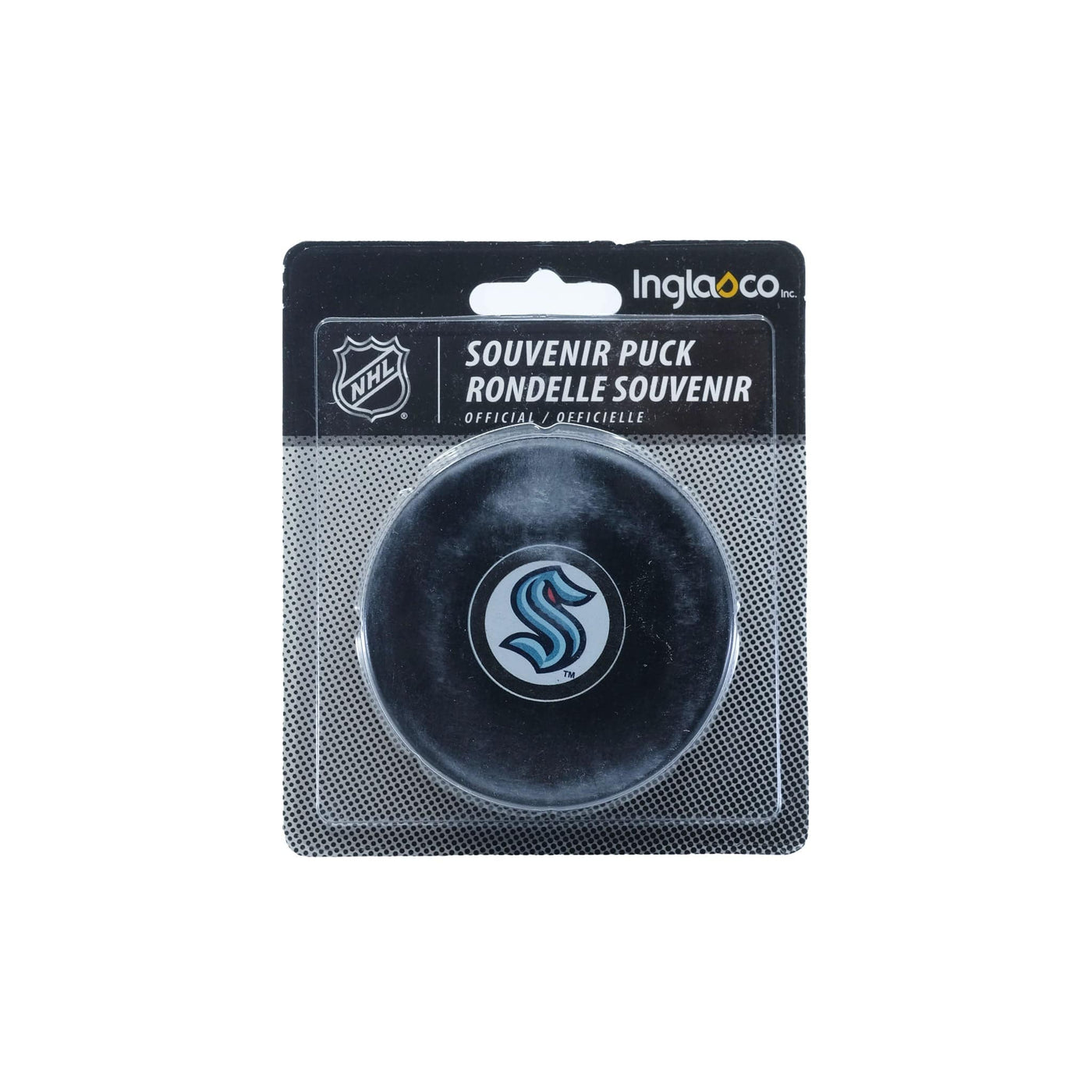 Seattle Kraken Inglasco NHL Autograph Logo Hockey Puck - The Hockey Shop Source For Sports