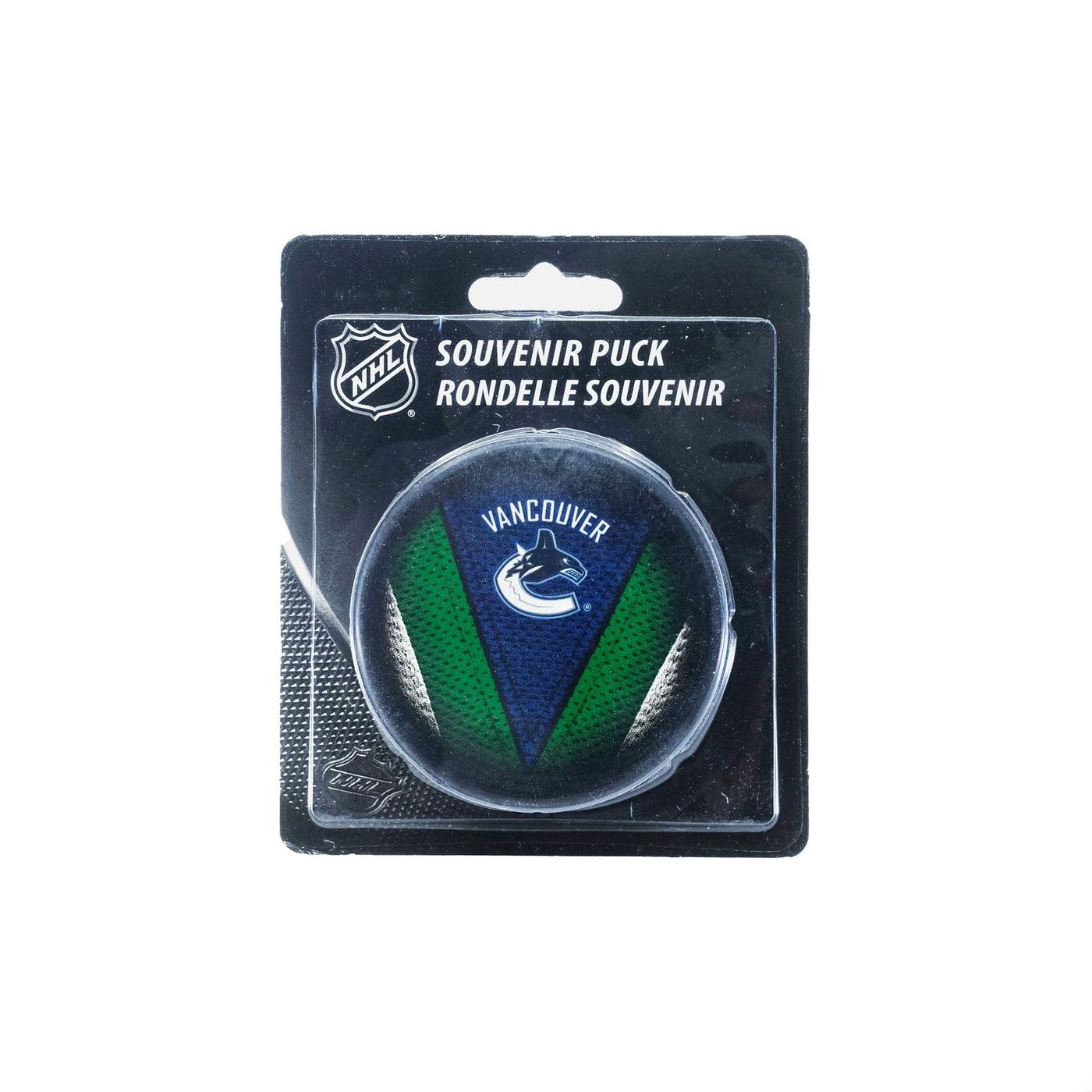 NHL Stitch Logo Hockey Puck