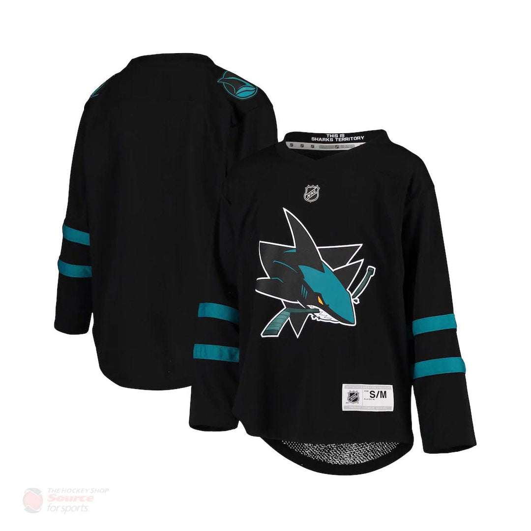 San Jose Sharks Alternate Adidas Authentic Junior Jersey