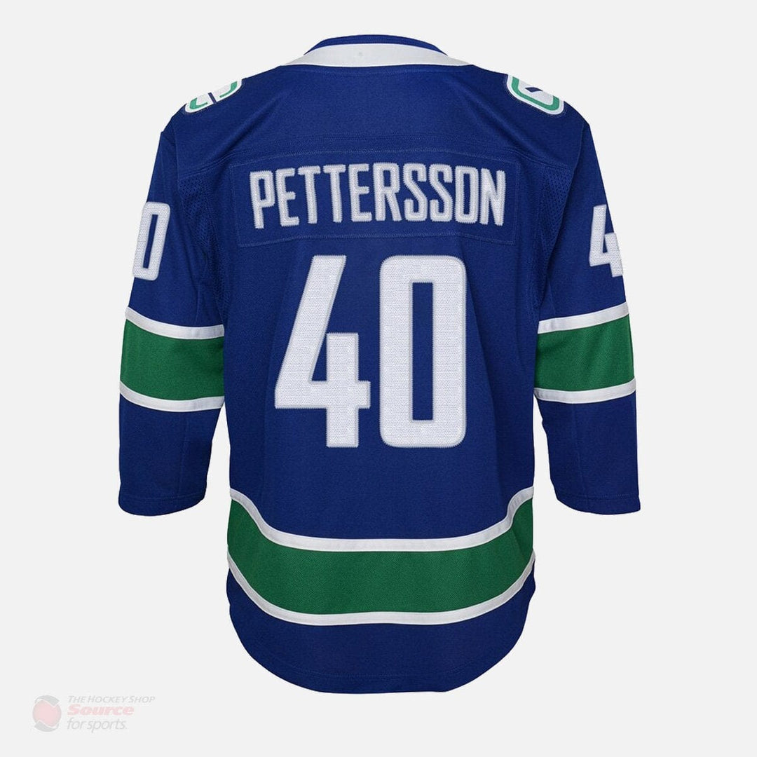 Vancouver Canucks Home Outer Stuff Premier Youth Jersey Elias Petter