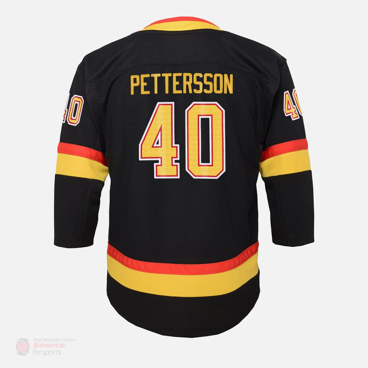 Vancouver Canucks Skate Outer Stuff Premier Youth Jersey - Elias Pettersson