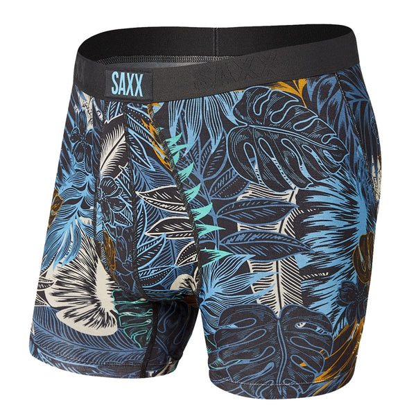 Saxx DropTemp Cooling Cotton Boxers - Cutback Stripe - Multi