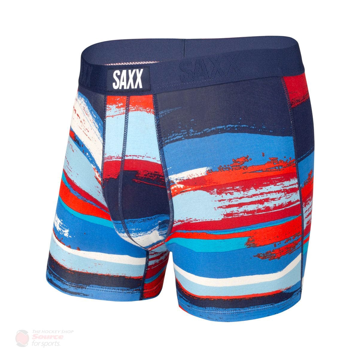 Saxx Vibe Boxers - Blue Paint Can Stripe