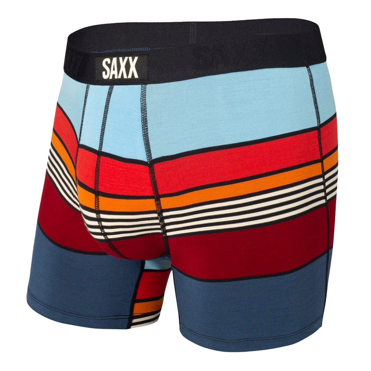 Saxx Vibe Boxers - Navy Super Stripe - The Hockey Shop Source For Sports