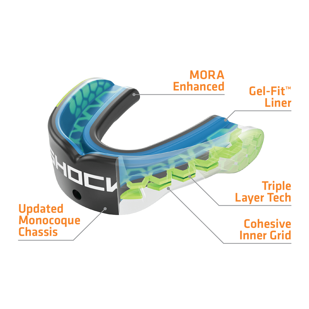 Shock Doctor Gel Max Power Mouth Guard - Carbon - The Hockey Shop Source For Sports