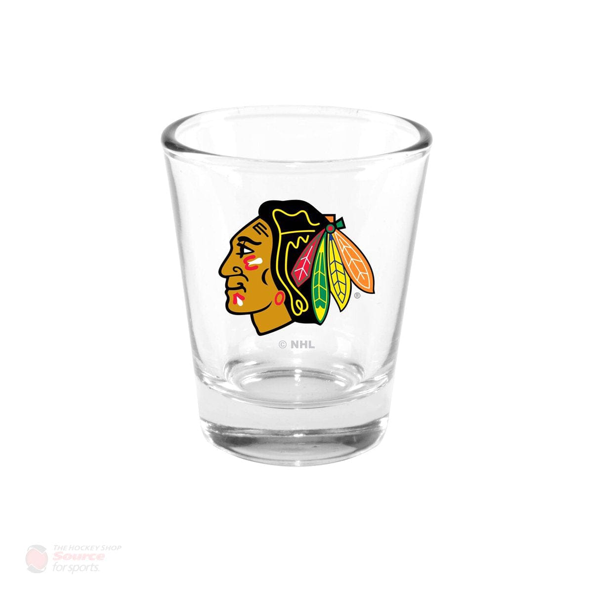 Chicago Blackhawks Sports Vault NHL Clear Shot Glass