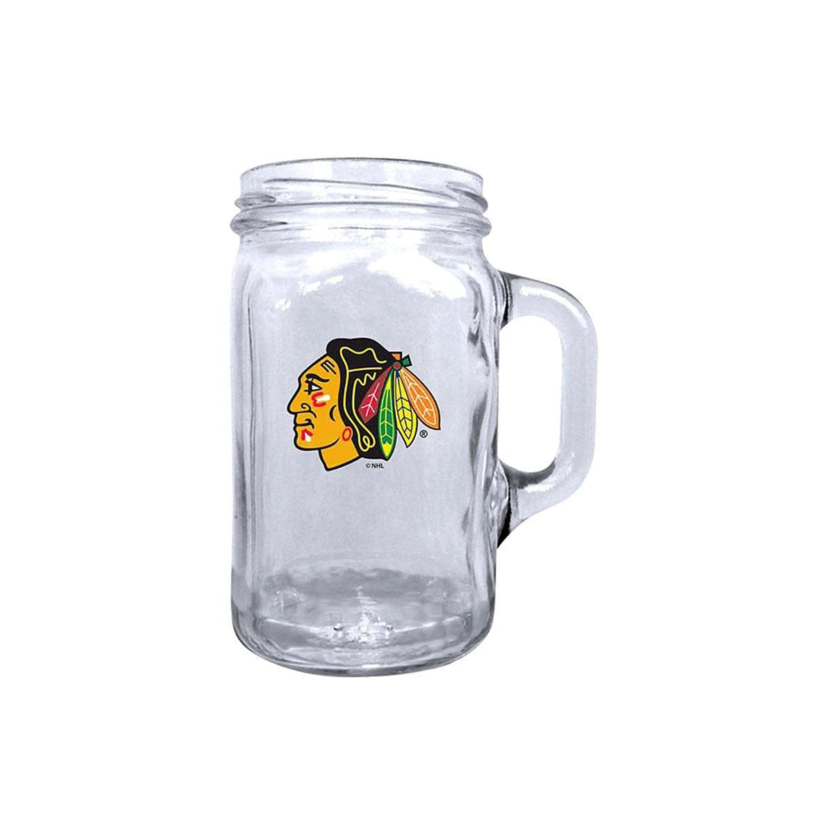 Chicago Blackhawks Sports Vault NHL Mason Jar Jug