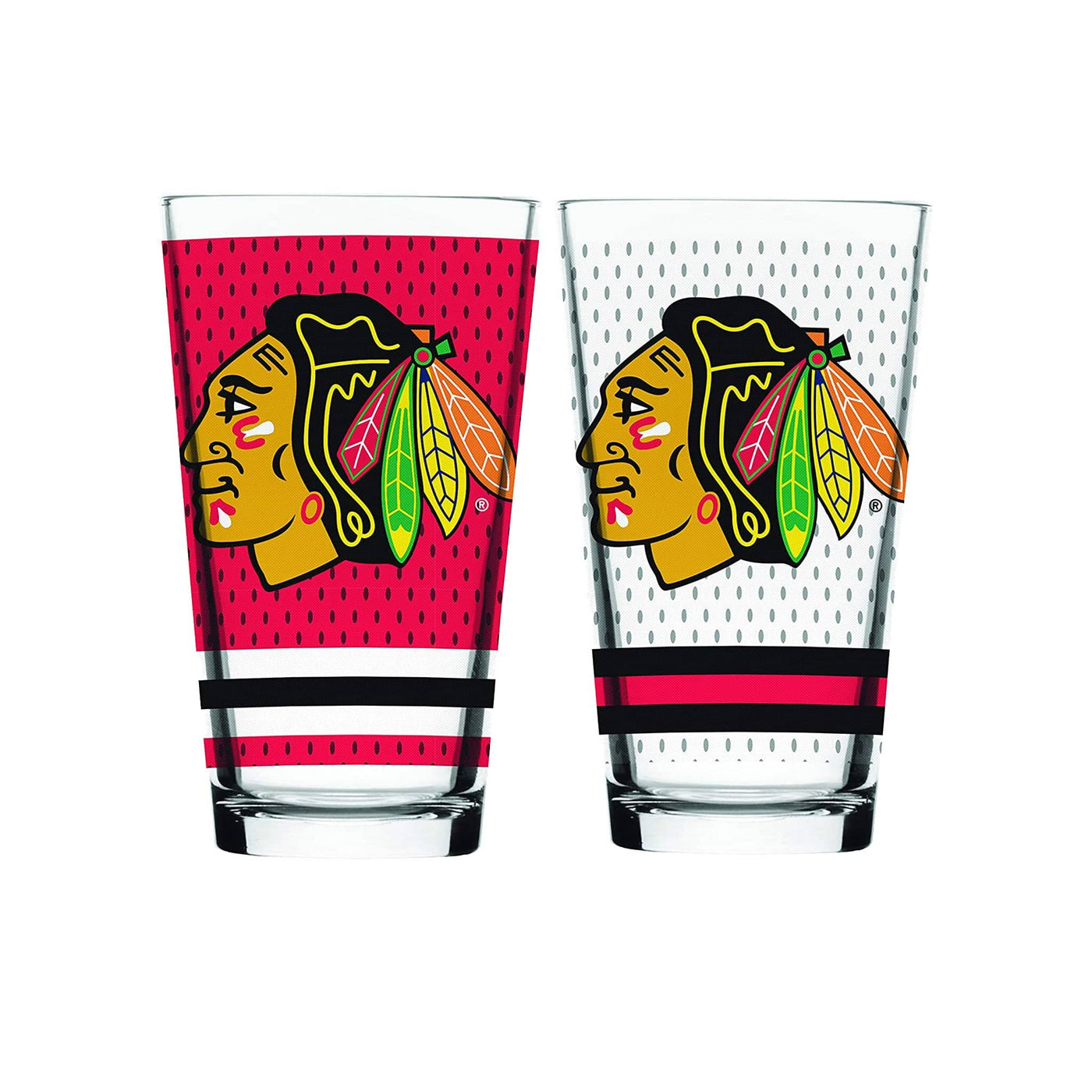 Chicago Blackhawks Sports Vault NHL Mixing Glass Set - 2 Pack