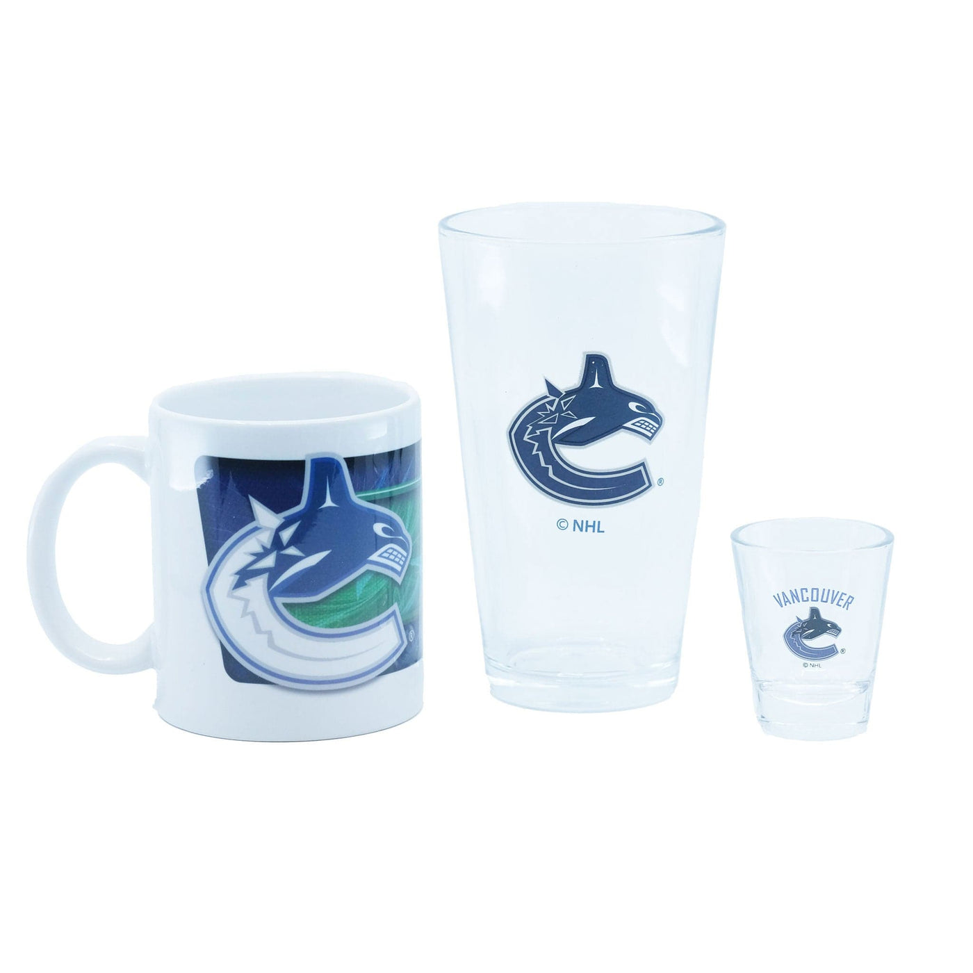 Sports Vault NHL Glass Gift Set - 3 Pack