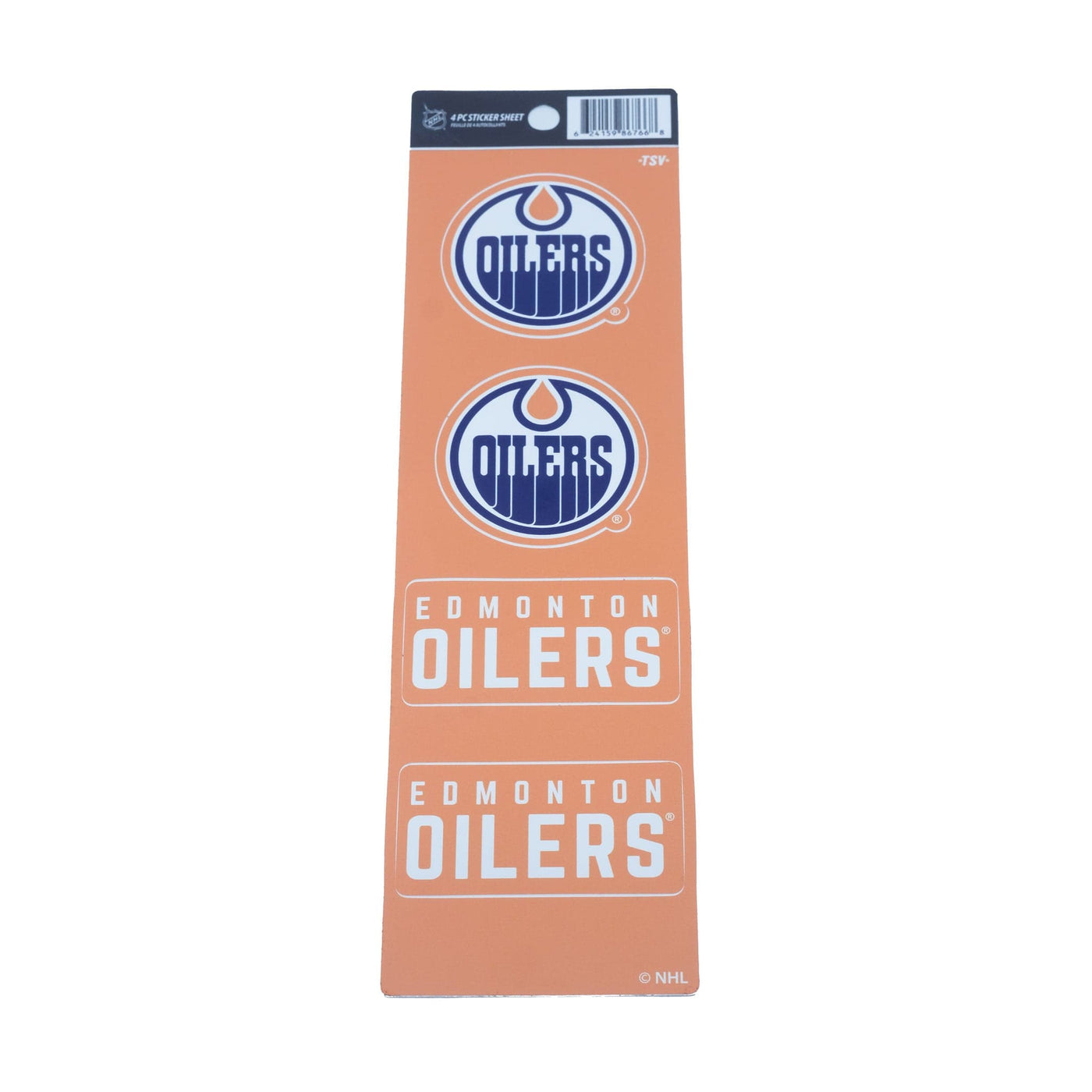 Edmonton Oilers Sports Vault NHL Sticker Set (4 Piece) - The Hockey Shop Source For Sports