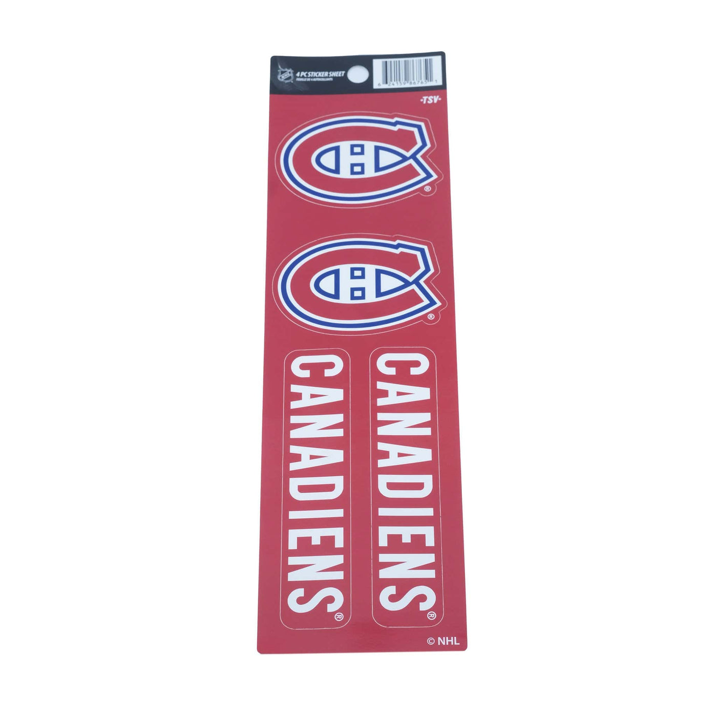 Montreal Canadiens Sports Vault NHL Sticker Set (4 Piece) - The Hockey Shop Source For Sports