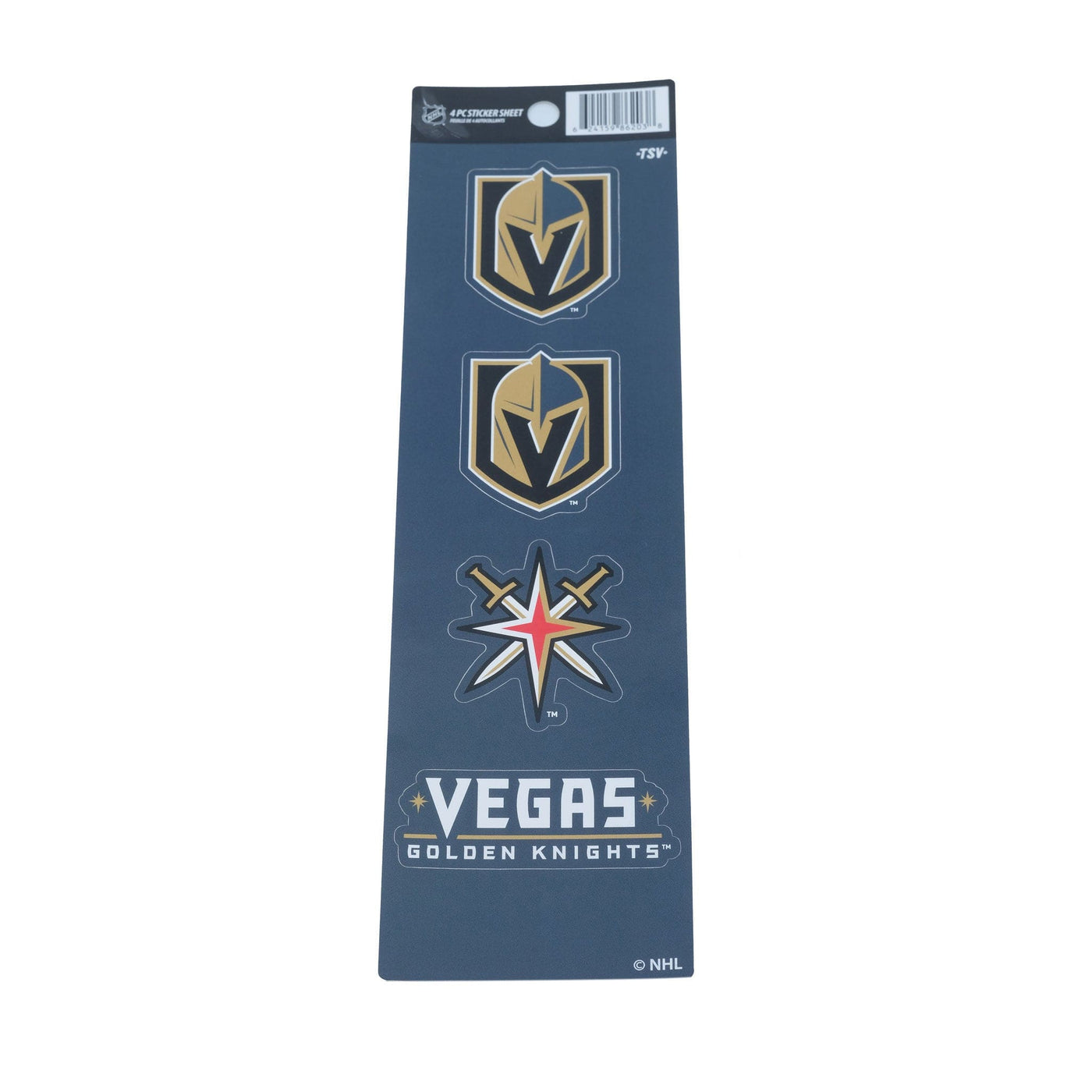 Vegas Golden Knights Sports Vault NHL Sticker Set (4 Piece) - The Hockey Shop Source For Sports