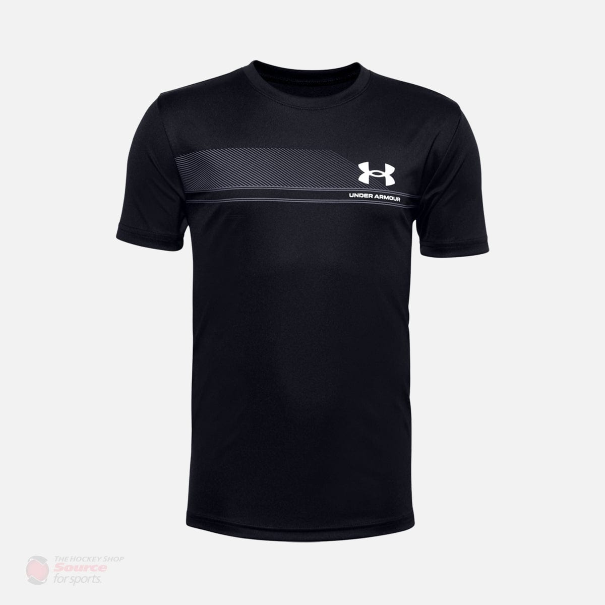 Under Armour Tech Lockup Stripe Shortsleeve Junior Shirt