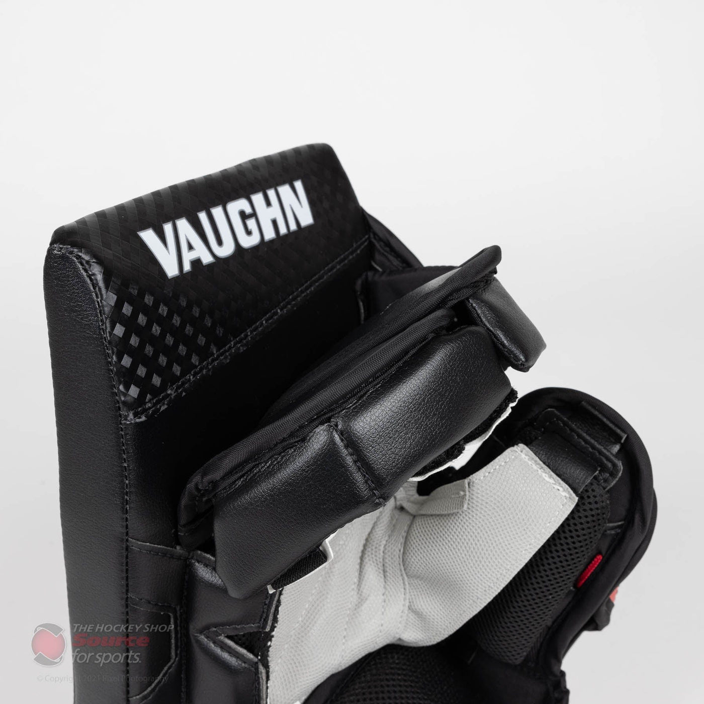 Vaughn Velocity V9 Pro Carbon Senior Goalie Blocker - Swirl Graphic