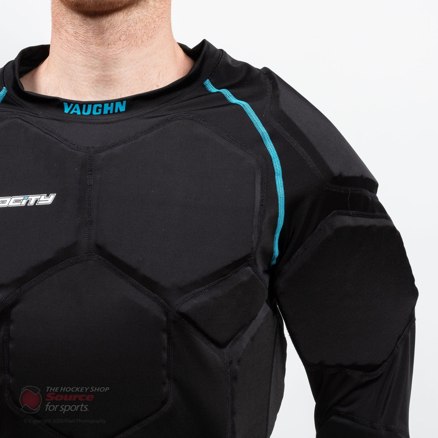 VAUGHN V9 Pro Padded Goalie Compression Shirt- Sr