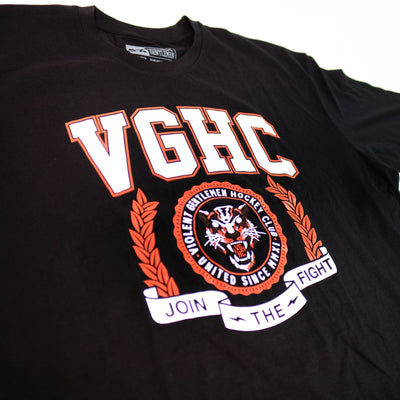 Violent Gentlemen University Heavyweight Shortsleeve Shirt - Black - The Hockey Shop Source For Sports